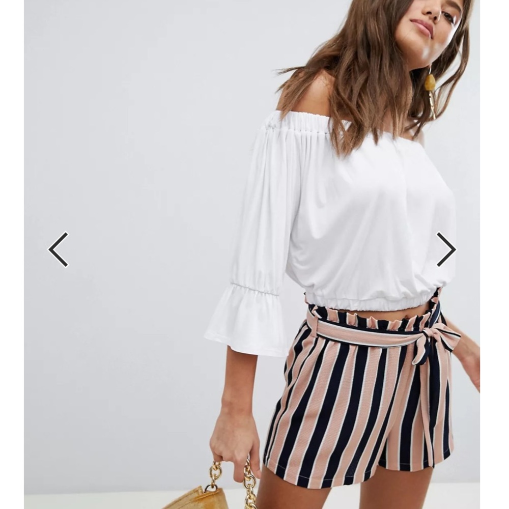 ASOS Off the Shoulder Bardot Top